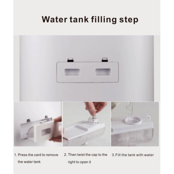 HOMEFISH UV Humidifier Low Noise Air Purifier 430m3/H