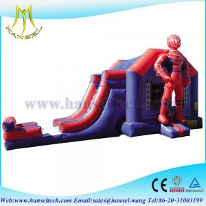Wholesale Hansel perfect inflatable spider man bouncy castle with slide combo from china suppliers