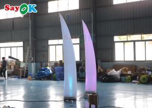 China Unique Ivory LED Lighting Inflatable Pillar Lamp Wedding Decorative Lighting Tube on sale