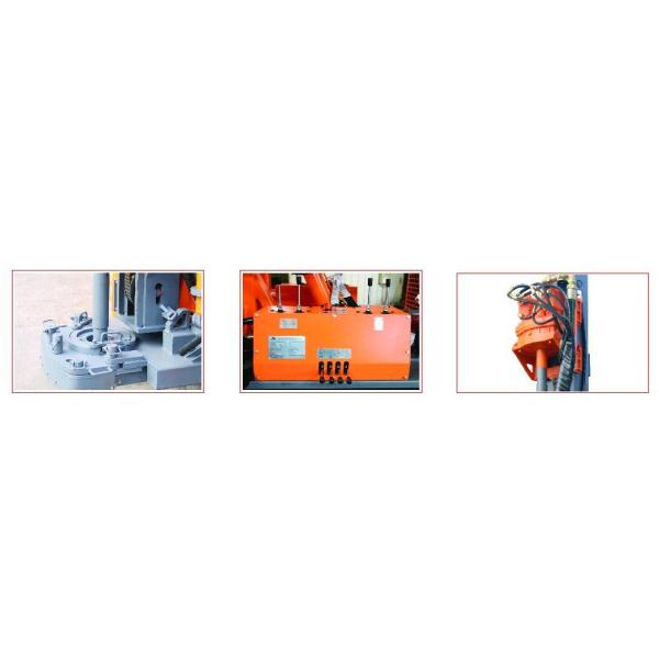 DTH Water Well Borehole Drilling Rig , High Efficiency Water Bore Drilling Machine