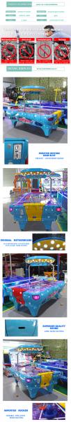 Commerical Kids Air Hockey Table Fun Exercise Game Machine With Led Light
