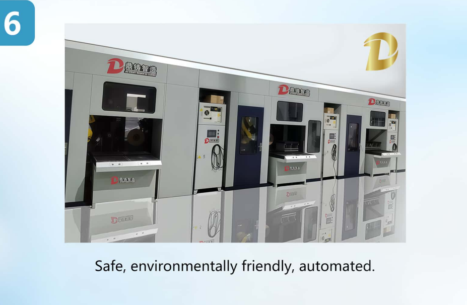 Fully Automatic Robotic Grinding Machine with High Safety Level and High Rigidity for Hardware Parts
