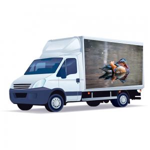 China Energy Saving Truck Mounted Led Screen , P3.91 P4.81 Mobile Truck LED Display on sale