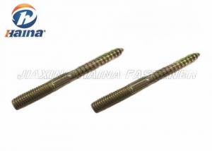 Wholesale Color Zinc Plated M10x94 Hanger Bolts For Furniture , Double Head Dowel Screw from china suppliers
