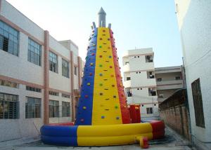 China Colourful  Inflatable Interactive Indoor Inflatable Climbing Wall Hire on sale