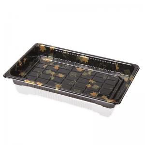 Wholesale Printed PS Plastic Sushi Tray Recyclable Dustproof from china suppliers
