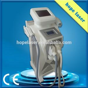 China Home Beauty Ipl Hair Removal Equipment SHR + RF + Nd Yag + Elight 4 In 1 3 Handles on sale