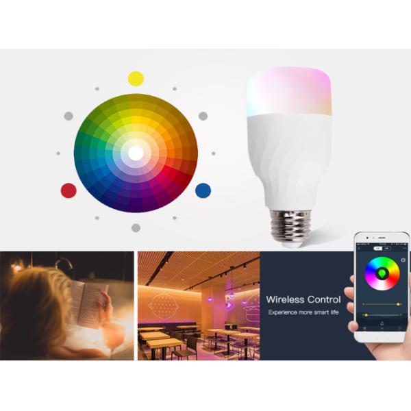 5W RGB Wifi Smart Led Light Bulb 600 Luminous Flux Lm 220V / 110V Rated Voltage