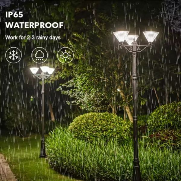 LED Outdoor Solar Lights Waterproof Motion Sensor Security Lights for Yard Patio Garage