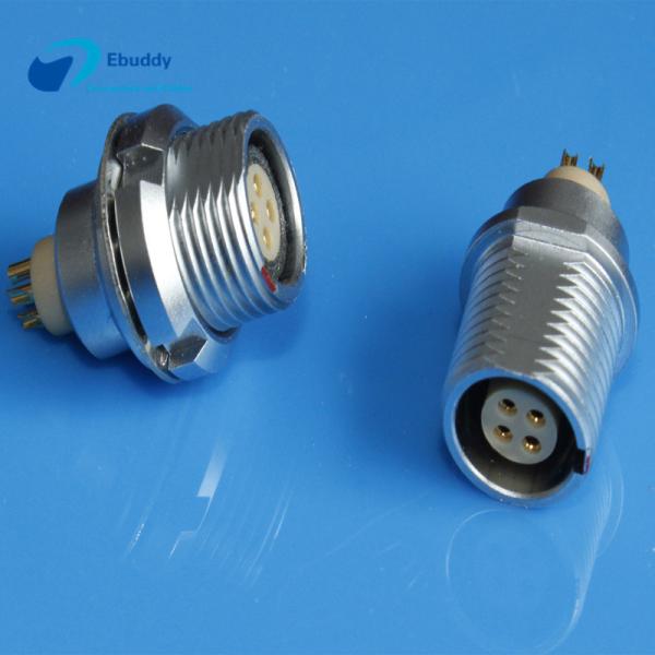 Lemo EEG female 0B 1B 2B 4pin panel outside assembly socket with fixed nut
