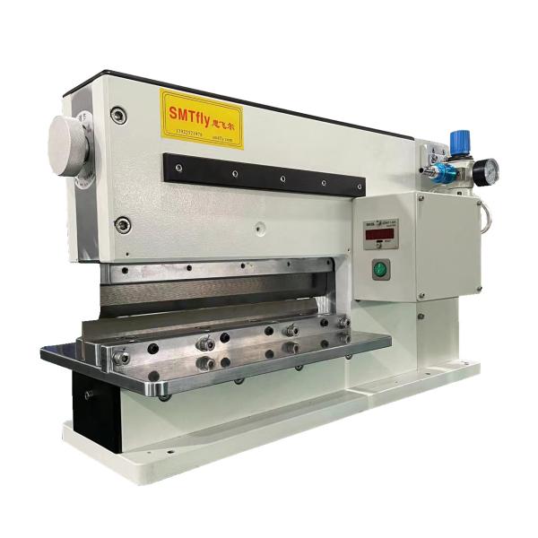 Professional Pneumatic PCB V Cut Machine With 330mm Shearing Capacity