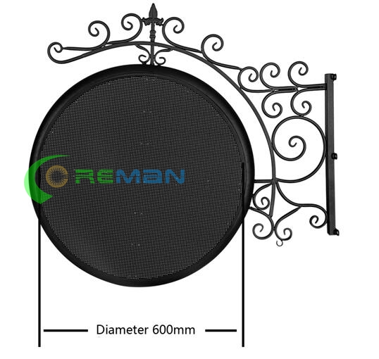 3D Irregular LED Display Double Faces , SMD P8 P4 P4 Indoor LED Display 600X600mm