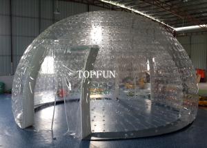 Wholesale Clear PVC Double Layers Inflatable Bubble Tent 8m Diameter Exhibition from china suppliers