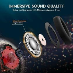 China Onikuma K2 Pro 2.2kohm 50mm 3.5 Mm Gaming Headset for sale