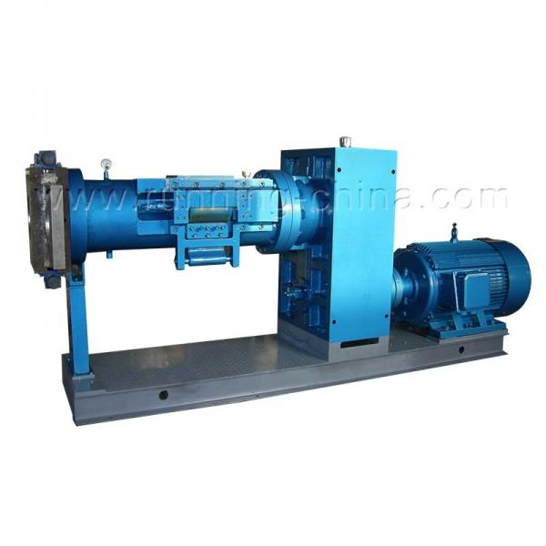 Quality High Speed Hot Feed Rubber Extruder With Temperature Measuring And Indicating Device for sale