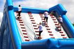 0.55mm PVC Inflatable 5k Run / Commercial Inflatable Obstacle Course Big Red