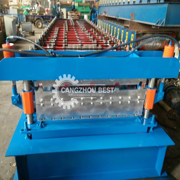 Tr4 Tr5 Double Layer Touchscreen Roofing Sheet Roll Forming Machine