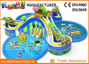 Wholesale Hot Welding Inflatable Water Parks / Giant Water Playground Equipment With 0.9mm PVC Tarpaulin from china suppliers