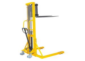 Wholesale Adjustablemanual Hydraulic Pallet Stacker , Straddle Stacker Forklift High Efficiency from china suppliers