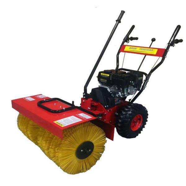 6.5HP Snow Power Brush Sweeper Walk Behind Recoil Starter High Flexibility