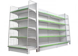 Wholesale Metal Supermarket Gondola Shelving , Heavy Duty Commercial Display Racks from china suppliers