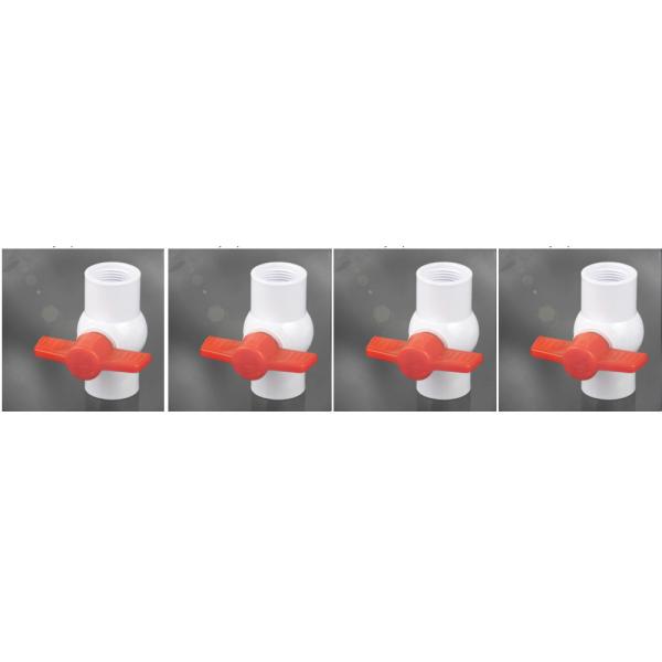 Flexible Ball Valve JIS Standard PVC Octagonal Compact Socket/Thread End from Chinese