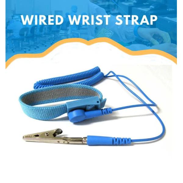 Adjustable ESD Wrist Strap Antistatic Wristband Electrostatic Discharge Grounding Strap