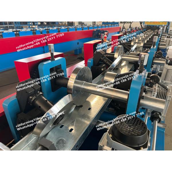 Steel CZ Purlins Roll Forming Machine Controled By PLC
