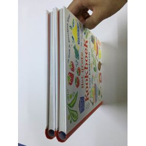 China Round Spine Kids Hardbound Book Printing / Spiral Binding Wire O Book on sale