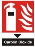 C02 Fire Extinguisher Identifcation Colour Code