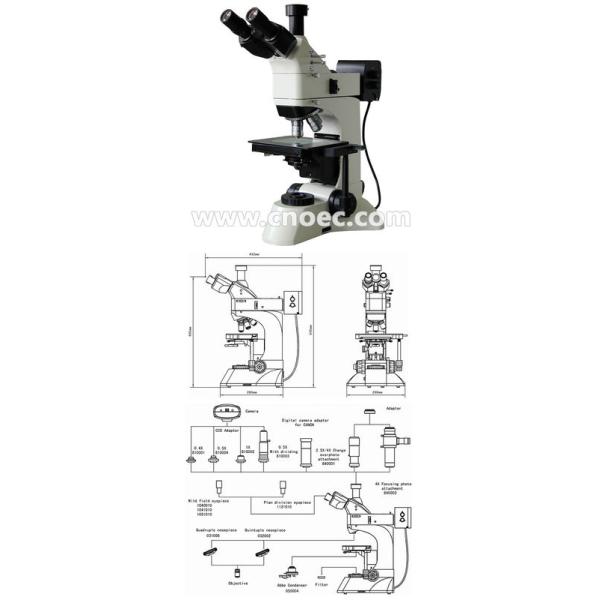 Learning Inverted Metallurgical microscopes Halogen Lamp Microscope A13.0208