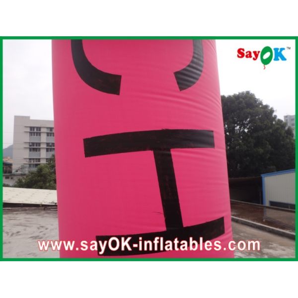 Inflatable Wiggle Man Custom Logo Durable Inflatable Air Dancer Pink Waving Man For Event Opening