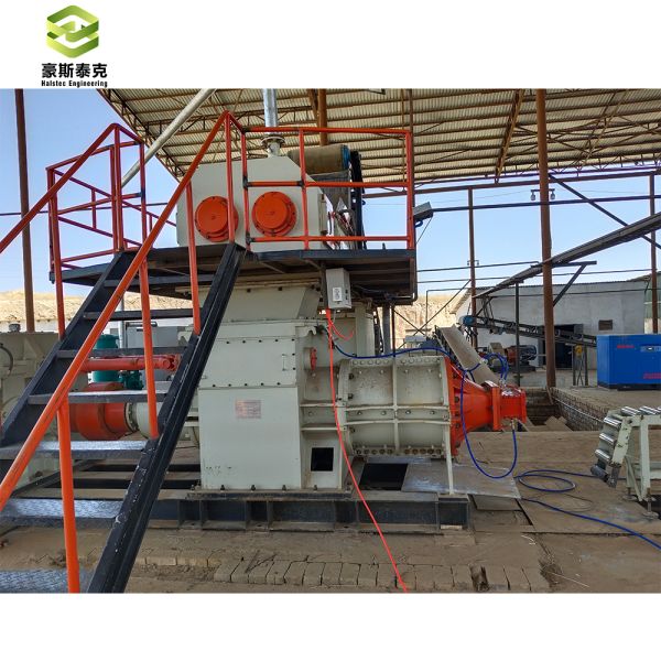 Brick Making Machine Fully Automatic JKY55 Double Stage Vacuum Clay Brick Extruder