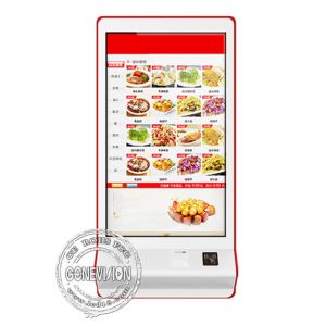 Wholesale Capacitive Touch Screen Self-service Paying Machine 32inch Ultra-thin Smart Wall-mount LCD Display with Printer and NFC from china suppliers