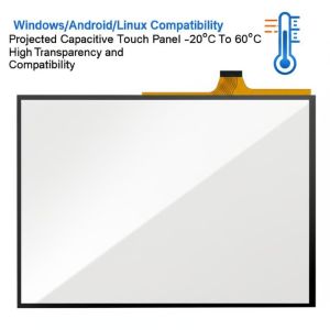 Wholesale Windows/Android/Linux Compatibility Projected Capacitive Touch Panel -20°C To 60°C with High Transparency and Compatibility from china suppliers