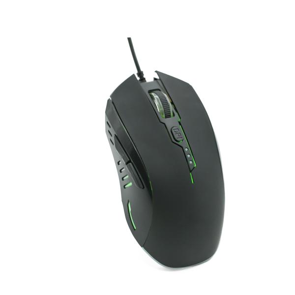 RGB backlight, 4-level DPI adjustment, plug-and-play USB, ergonomic 6D gaming mouse for professionals and general users