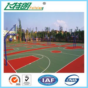 Plastic Silicon Polyurethane Sports Flooring Polyurethaning Floors Volleyball Court / Tennis Court Paint