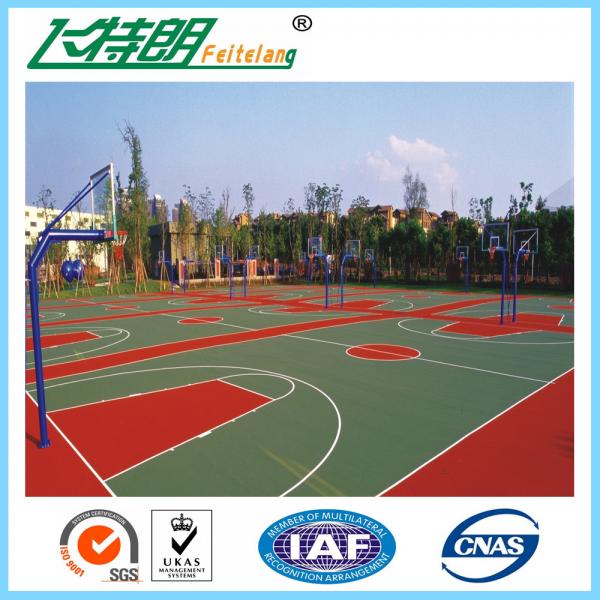 Quality Plastic Silicon Polyurethane Sports Flooring Polyurethaning Floors Volleyball Court / Tennis Court Paint for sale