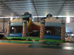 Wholesale Playground Equipment Inflatable Airplane Jumping House 8-18 Children Capacity from china suppliers
