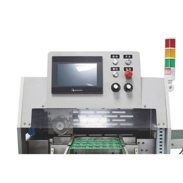 Automatic Feeding V-Cut PCB Depaneling Equipment with ESD Transport Belt and PLC Control