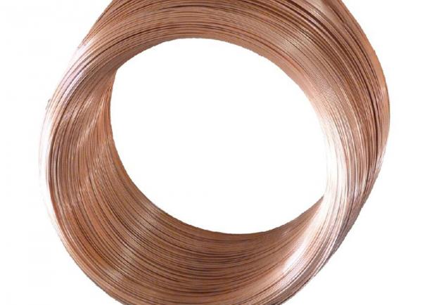 Quality Cold Drawing Single Wall Coated Copper Steel Bundy Tube To Protect Rust  4.76 mm  X 0.7 mm for sale