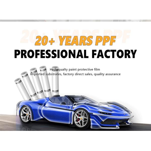 1.52*15m Polyurethane TPU PPF Roll Self Healing Vehicle Wrap Transparent