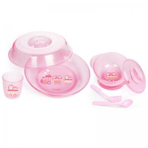 China Plastic PVC BPA FREE Baby Bowl And Plate Set on sale