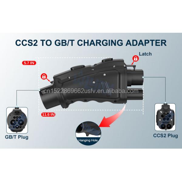 Ccs2 to Gbt Evse Charging Connector Ce Ev Dc Charger CCS2 to GBT Charging Adapter Socket Plug