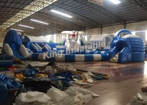 China Customized White Funny Large Inflatable Water Park Equipment For Kids / Adults on sale