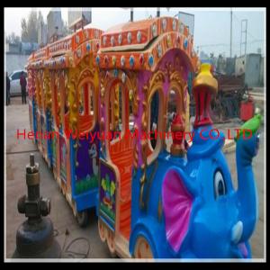China Big attraction!! kiddie amusement park train rides elephant train for sale on sale