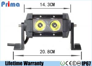 Wholesale 20W 8 Inch Single Row LED Car Light Bar With CREE 10 Watt LED Spot / Flood Beam from china suppliers