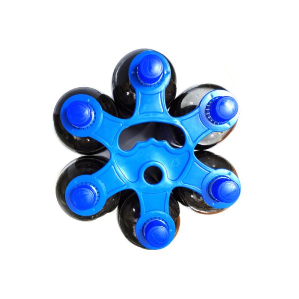 HDPE Plastic Six Pack Holder With 263*234*5mm Size And Secure Annular Loop Design