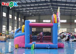 Wholesale Sayok Flower Theme Inflatable Bouncing Trampoline With Slide Inflatable Bounce House Bouncing Jumpers from china suppliers