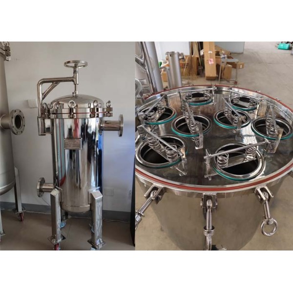SS Filter Housing 5 Micron Multi Bag Filter For Coating Paint Filtration